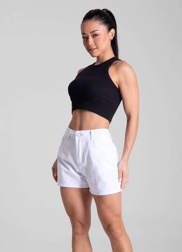 Sawary - Shorts Sarja Sawary - 281829 Branco 3
