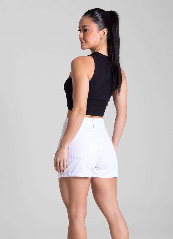 Sawary - Shorts Sarja Sawary - 281829 Branco 4