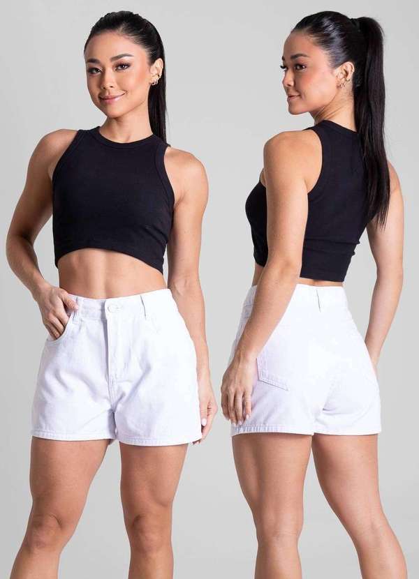 Sawary - Shorts Sarja Sawary - 281829 Branco 6