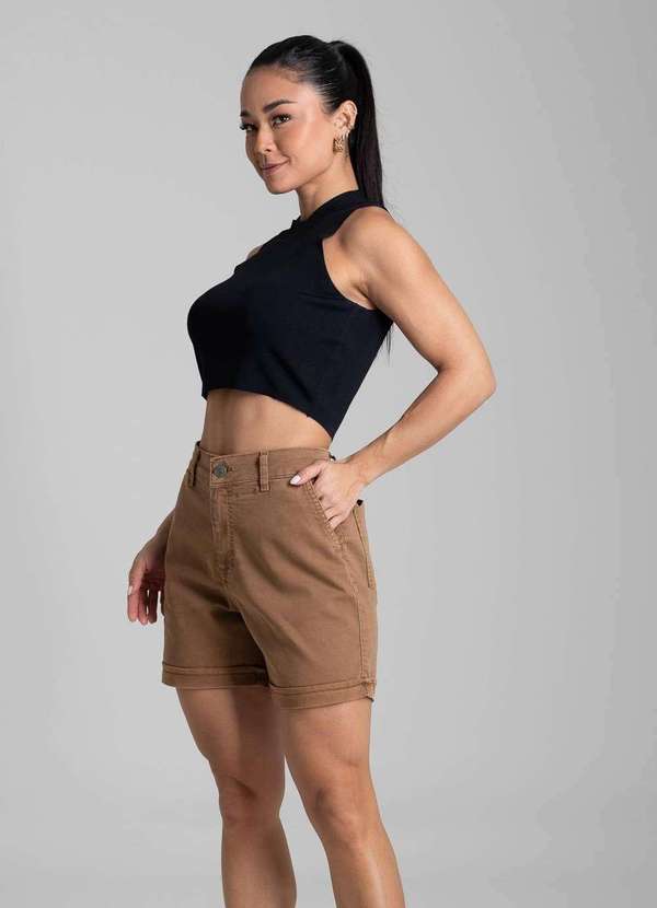 Sawary - Shorts Sarja Sawary - 281843 Marrom 3