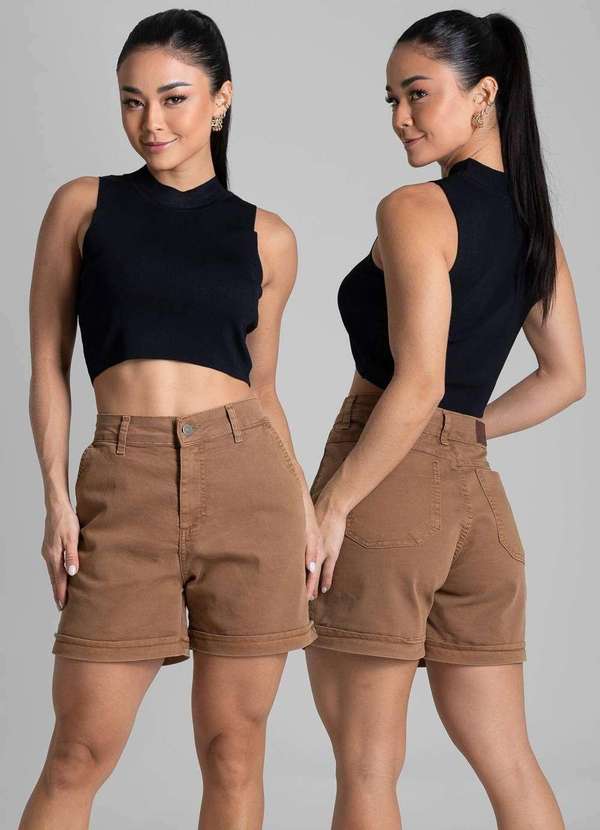 Sawary - Shorts Sarja Sawary - 281843 Marrom 6