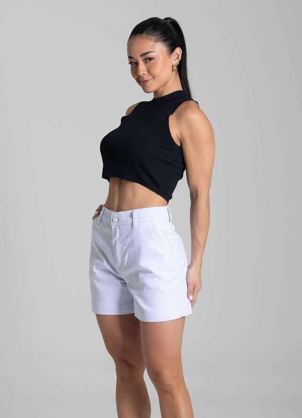 Sawary - Shorts Sarja Sawary - 281904 Branco 3