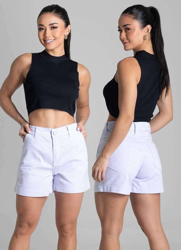 Sawary - Shorts Sarja Sawary - 281904 Branco 6