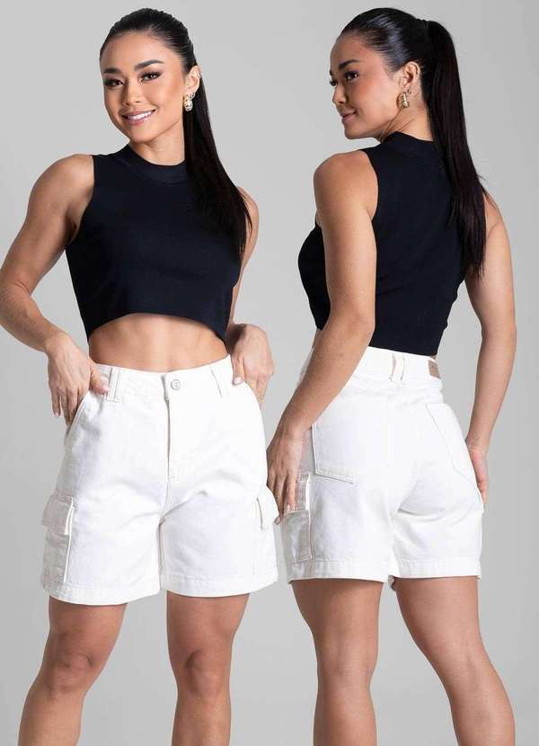 Sawary - Shorts Sarja Sawary - 281975 Bege 6