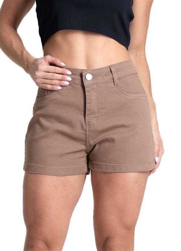 Sawary - Shorts Sarja Sawary - 282025 Marrom