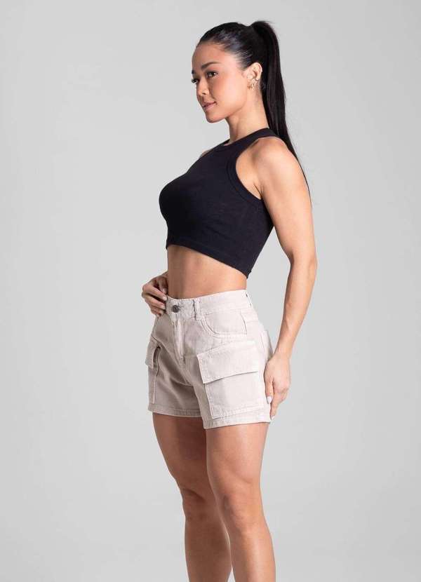 Sawary - Shorts Sarja Sawary - 282232 Bege 3