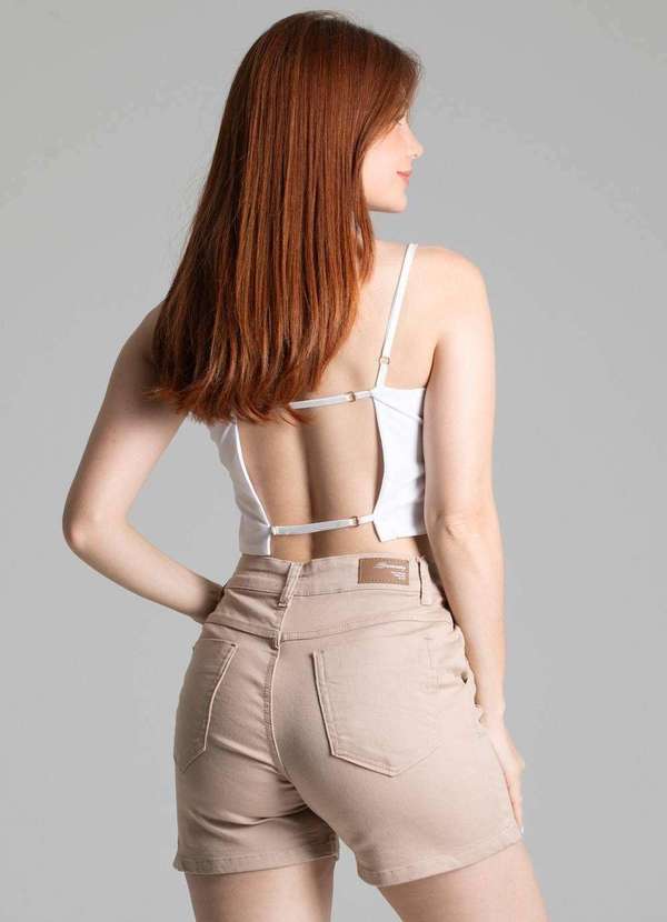 Sawary - Shorts Sarja Sawary - 278077 Bege 4