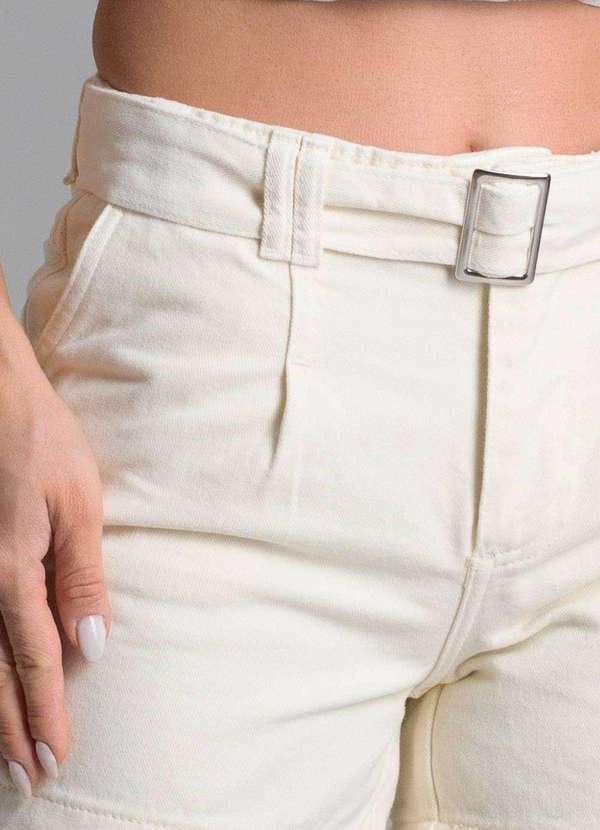 Sawary - Shorts Sarja Sawary Amarelo 6