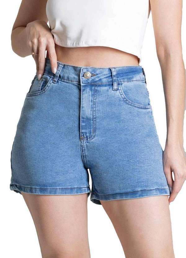 Sawary - Shots Jeans Sawary - 278713 Azul