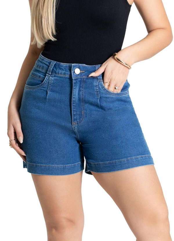 Sawary - Shots Jeans Sawary - 279863 Azul