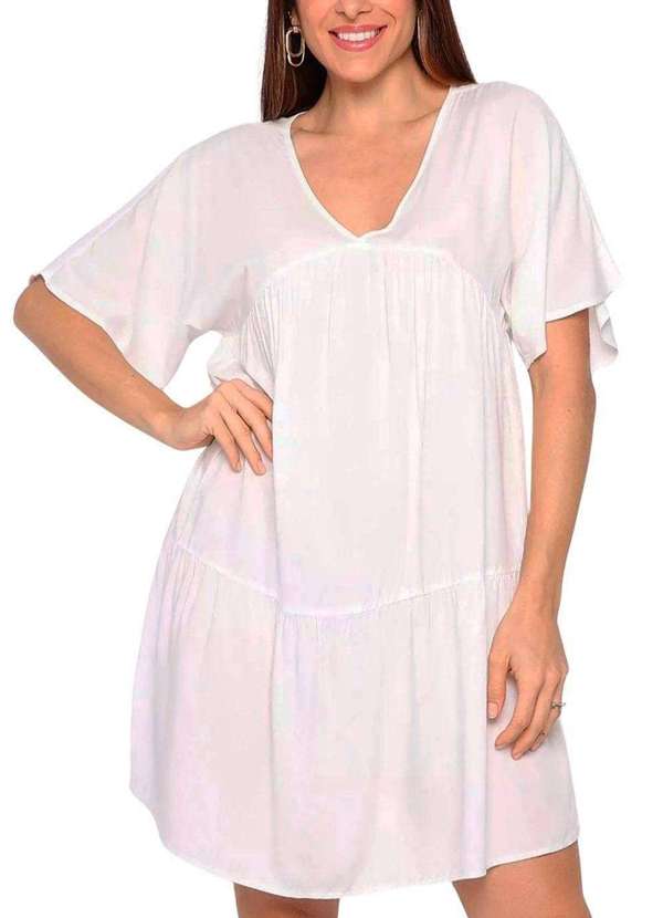 Sawary - Vestido Sawary Marias - 278321 Branco