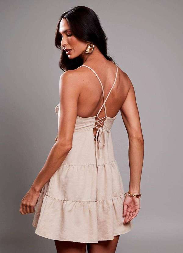 Sawary - Vestido Sawary Marias - 279975 Bege 6