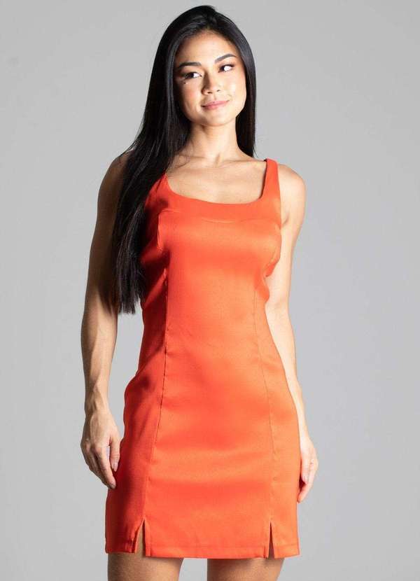 Sawary - Vestido Sawary Por do Sol Laranja 3