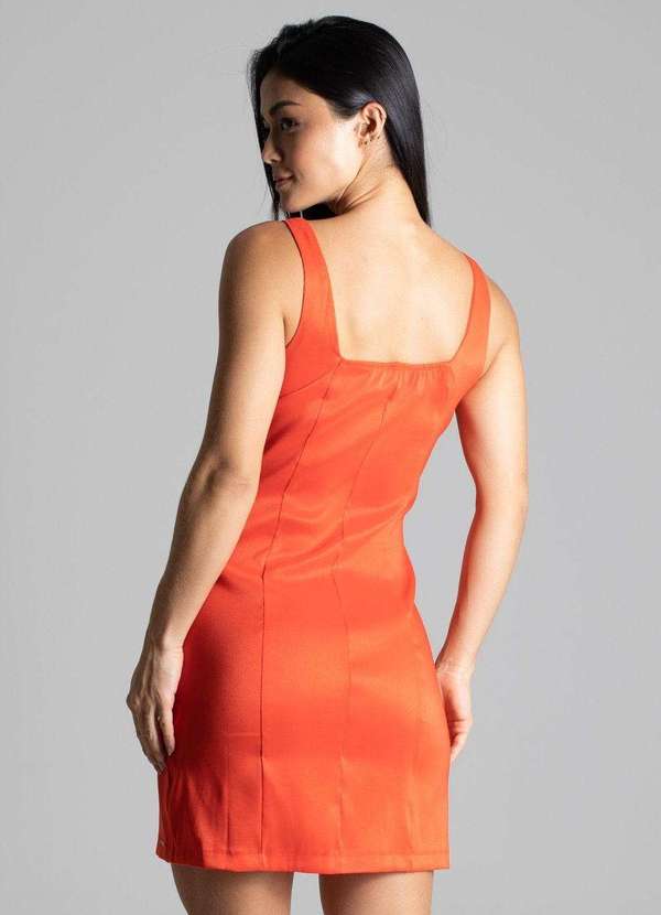 Sawary - Vestido Sawary Por do Sol Laranja 5