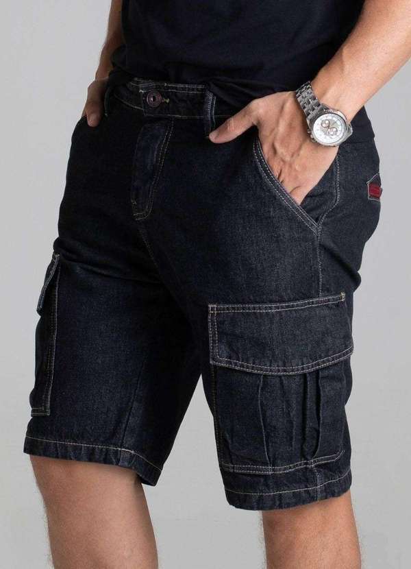 Sawary - Bermuda Jeans Sawary - 278675 Preto 5