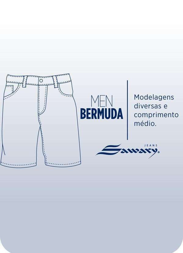 Sawary - Bermuda Jeans Sawary - 278675 Preto 8