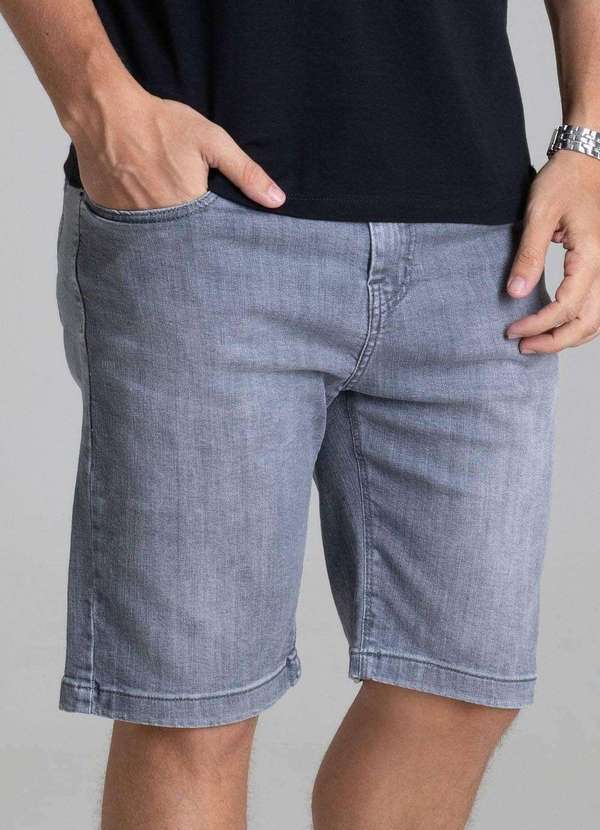 Sawary - Bermuda Jeans Sawary - 278874 Cinza 5