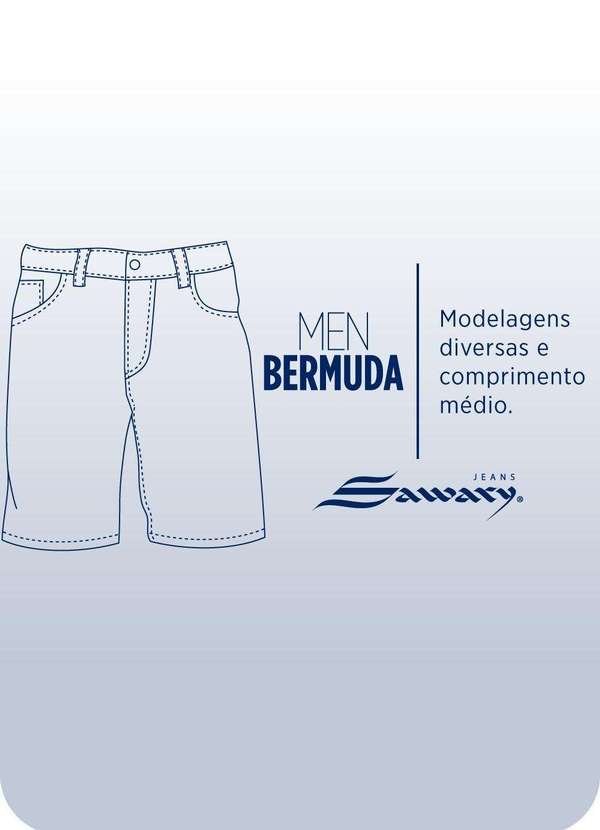Sawary - Bermuda Jeans Sawary - 278874 Cinza 8