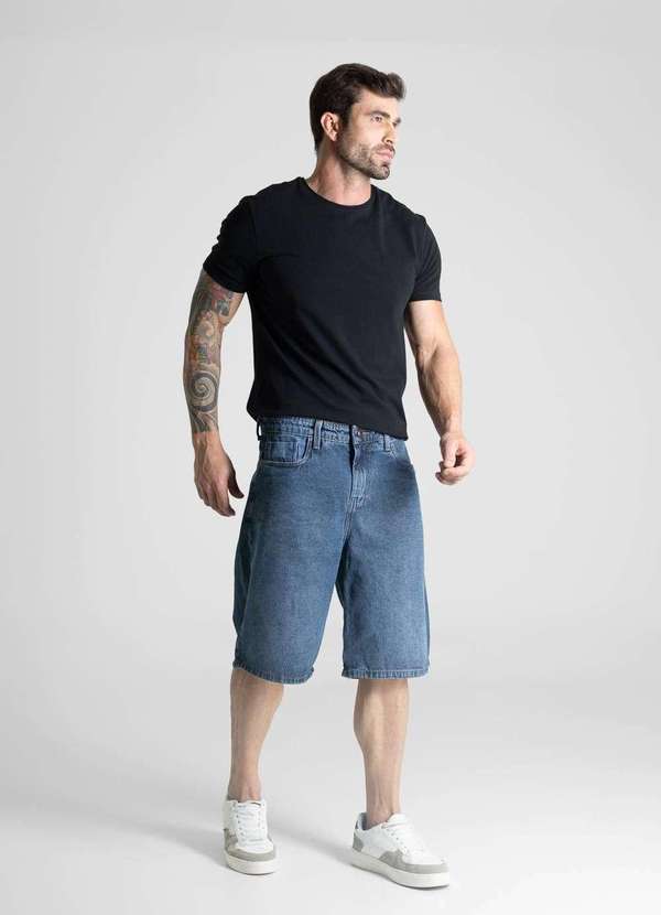 Sawary - Bermuda Jeans Sawary - 281097 Azul 3