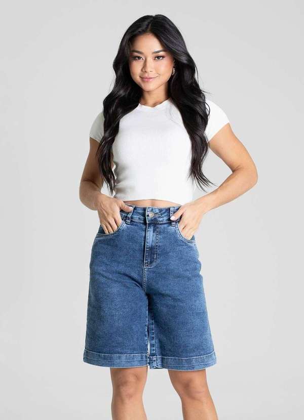 Sawary - Bermuda Jeans Sawary - 281345 Azul 2