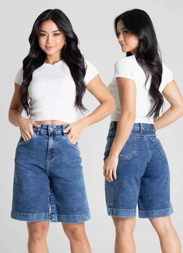 Sawary - Bermuda Jeans Sawary - 281345 Azul 6