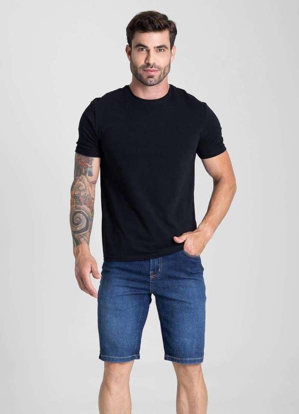 Sawary - Bermuda Jeans Sawary - 282136 Azul 2