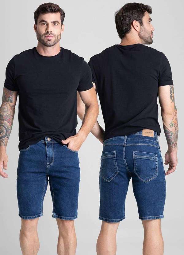 Sawary - Bermuda Jeans Sawary - 282139 Azul 6