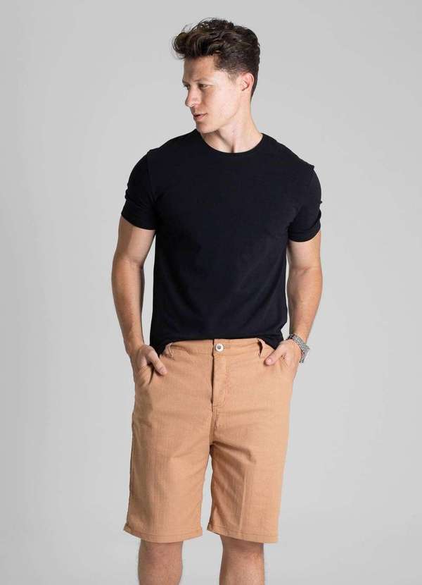 Sawary - Bermuda Linho Sawary - 280477 Marrom 2