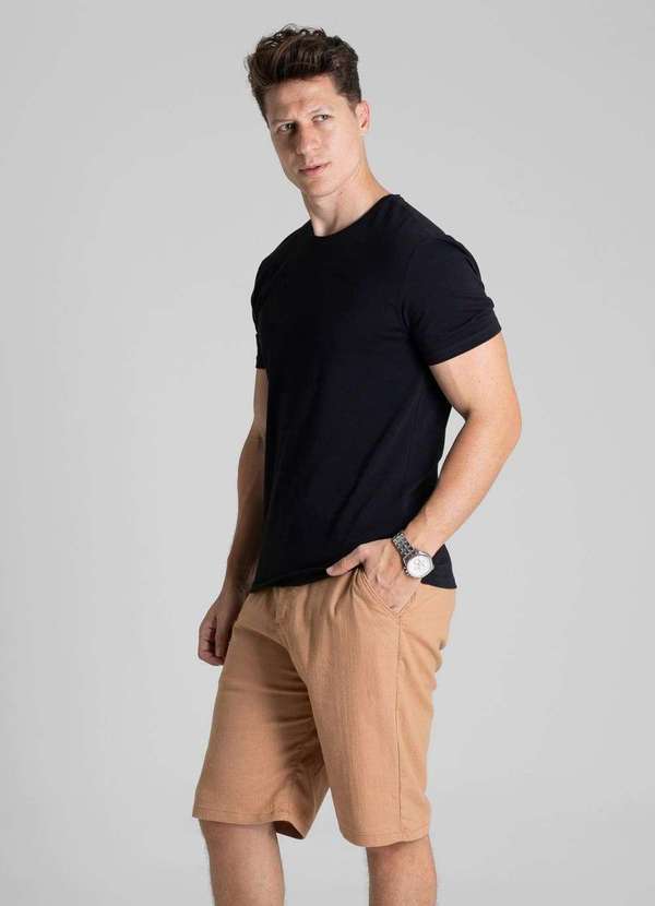 Sawary - Bermuda Linho Sawary - 280477 Marrom 3