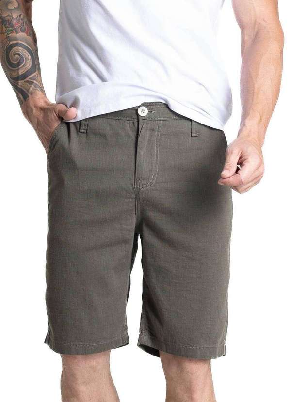 Sawary - Bermuda Linho Sawary - 281159 Verde