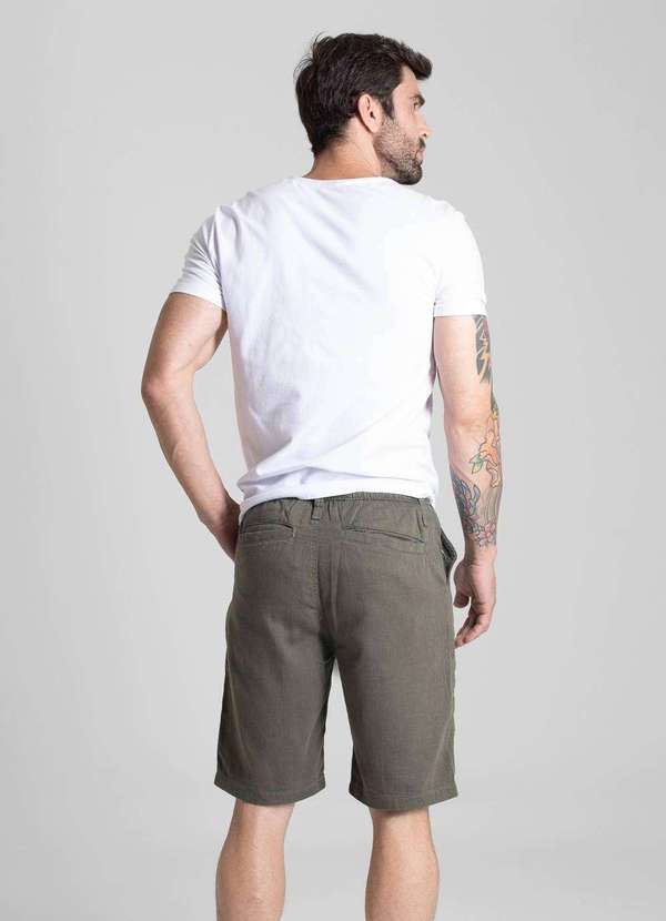 Sawary - Bermuda Linho Sawary - 281159 Verde 4