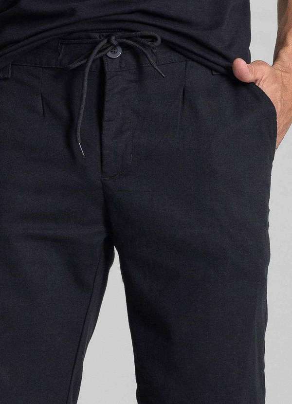 Sawary - Bermuda Linho Sawary - 281876 Preto 5