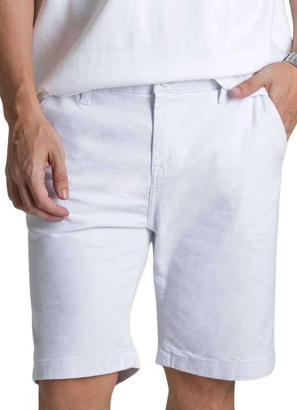 Sawary - Bermuda Sarja Sawary - 278786 Branco