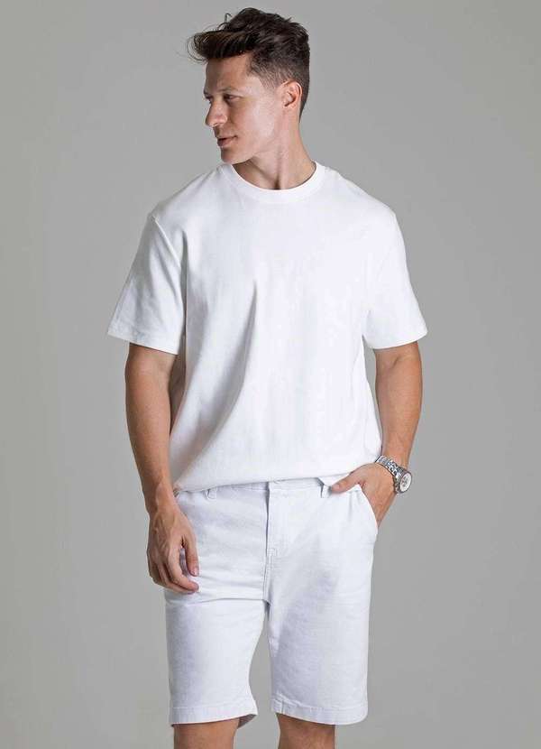 Sawary - Bermuda Sarja Sawary - 278786 Branco 2