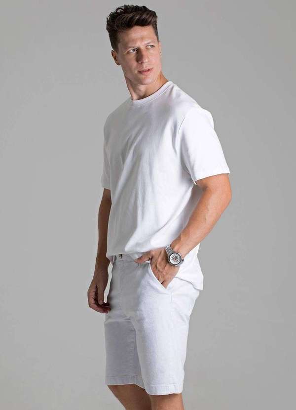 Sawary - Bermuda Sarja Sawary - 278786 Branco 3