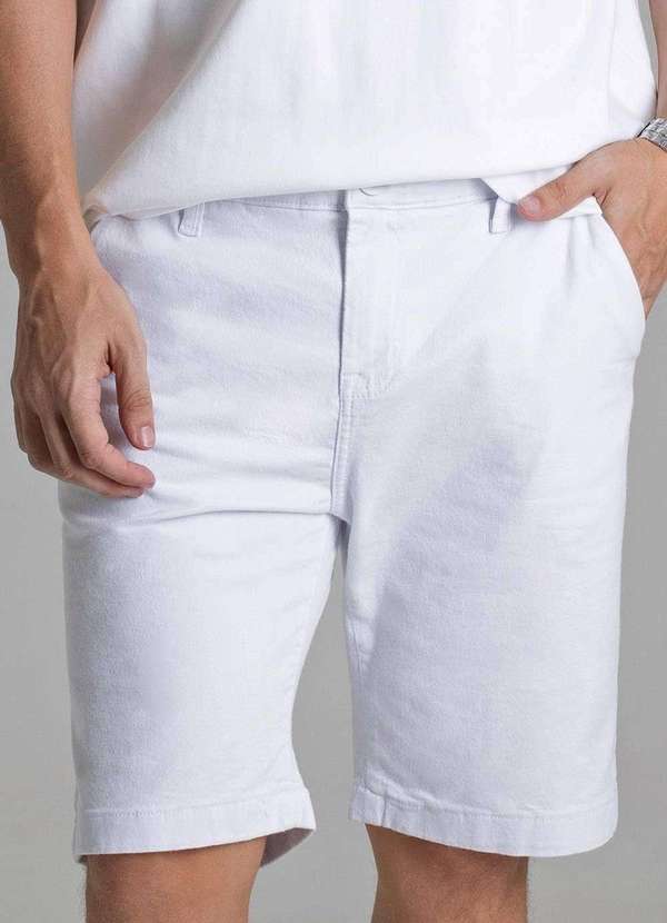 Sawary - Bermuda Sarja Sawary - 278786 Branco 5