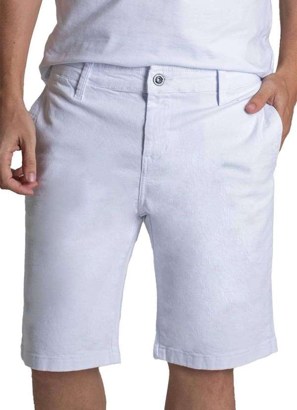 Sawary - Bermuda Sarja Sawary - 278790 Branco