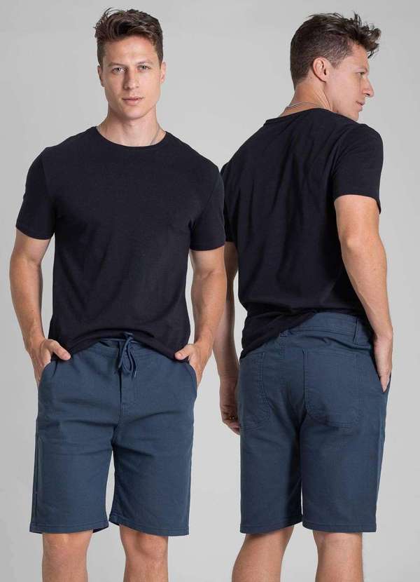 Sawary - Bermuda Sarja Sawary - 282134 Azul 6