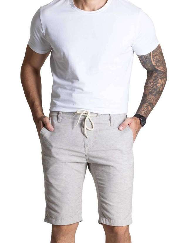 Sawary - Bermuda Linho Sawary - 275700 Bege