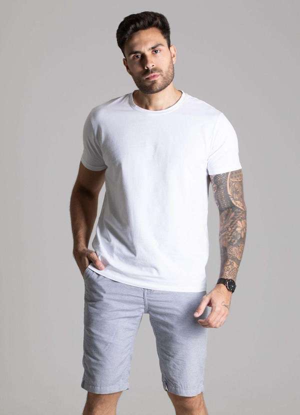 Sawary - Bermuda Sarja Sawary Cinza