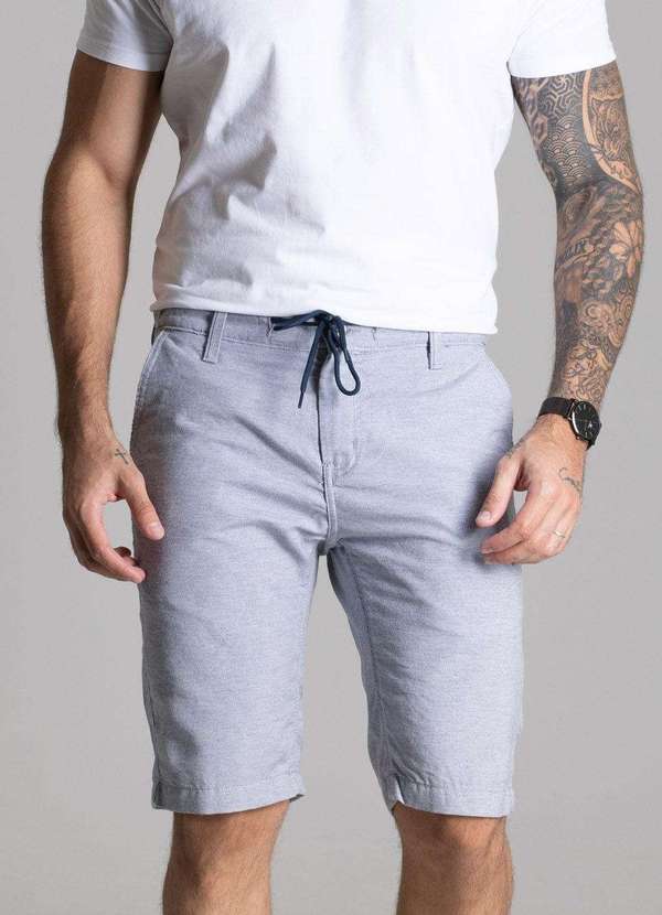 Sawary - Bermuda Sarja Sawary Cinza 4