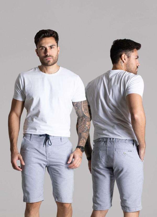 Sawary - Bermuda Sarja Sawary Cinza 5