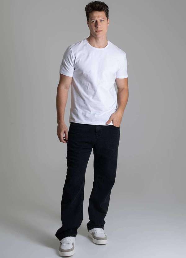 Sawary - Calça Jeans Sawary Baggy - 278992 Preto 2