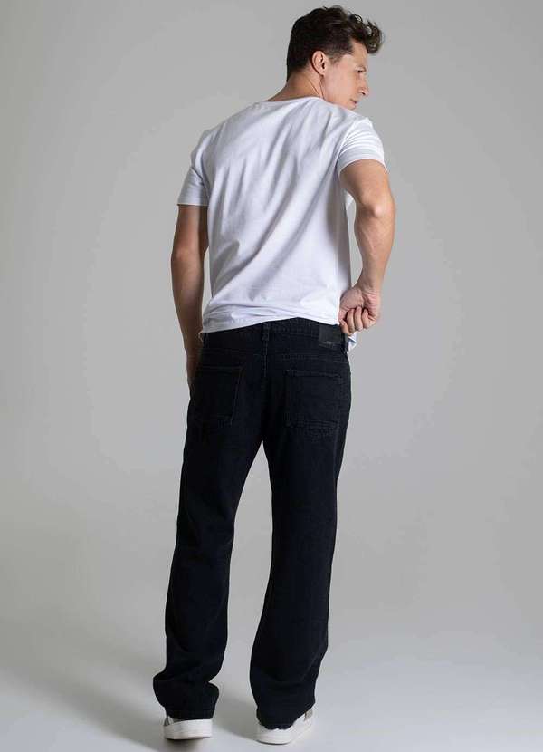 Sawary - Calça Jeans Sawary Baggy - 278992 Preto 4