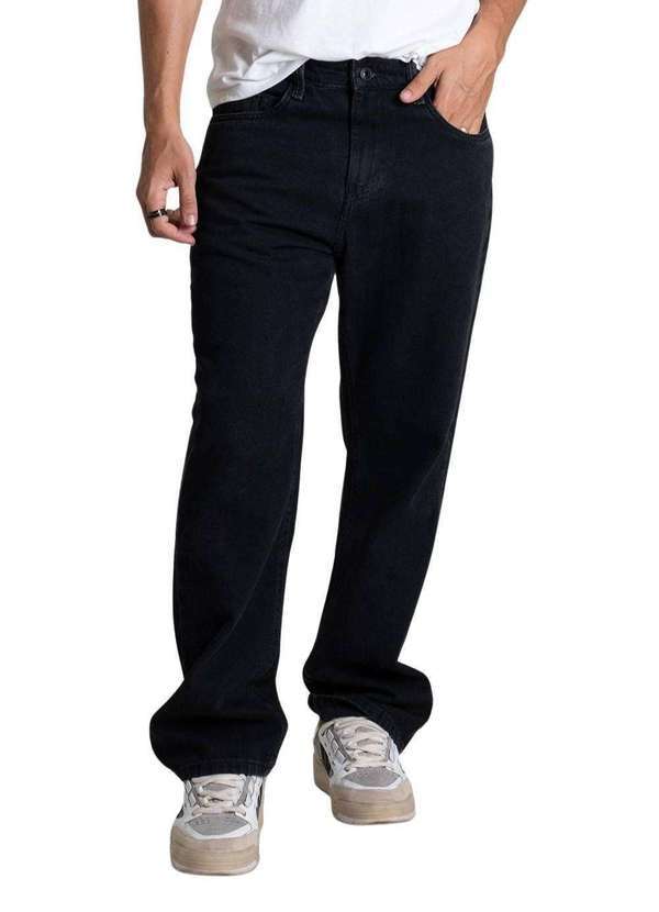 Sawary - Calça Jeans Sawary Baggy - 279337 Preto