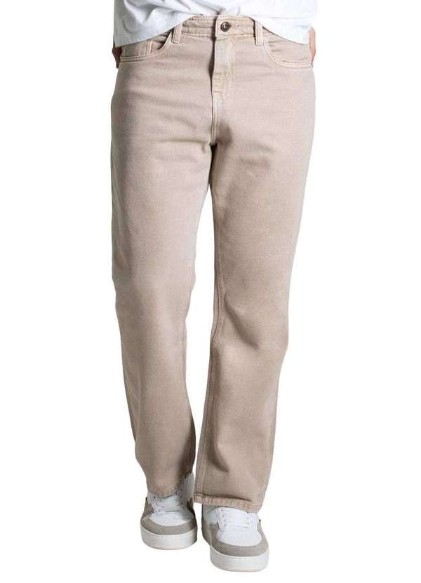 Sawary - Calça Jeans Sawary Baggy - 279590 Bege