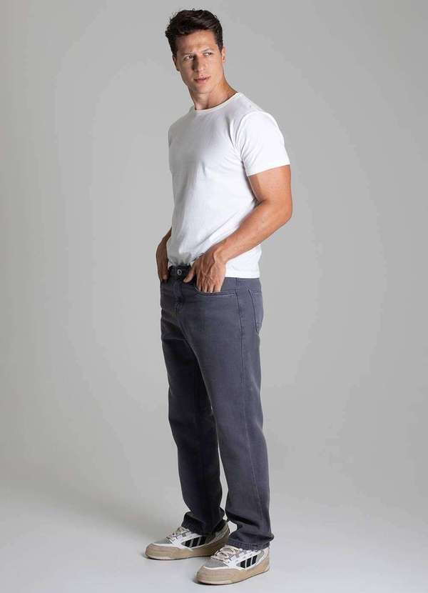 Sawary - Calça Jeans Sawary Baggy - 279621 Cinza 3