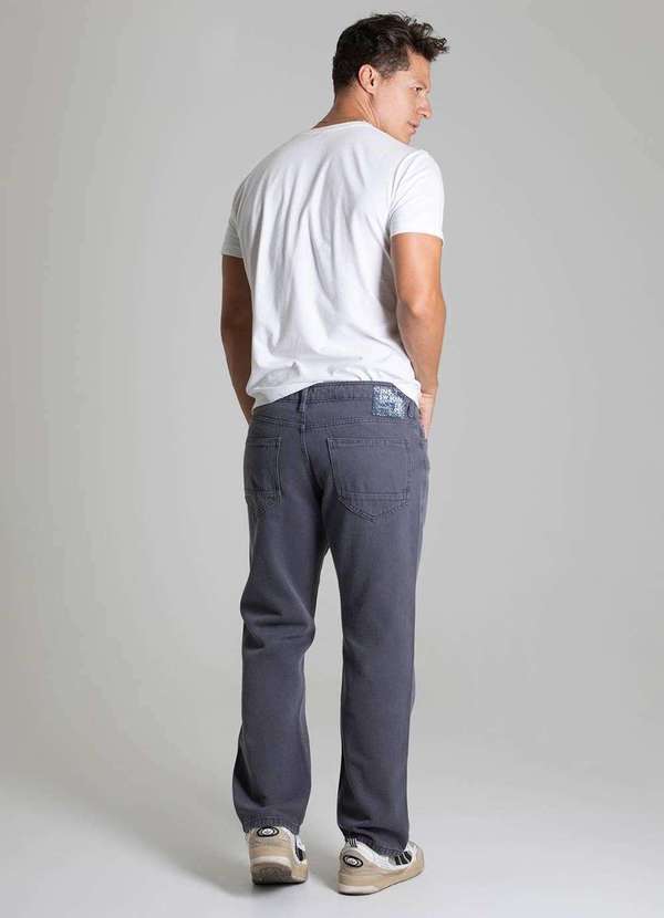 Sawary - Calça Jeans Sawary Baggy - 279621 Cinza 4
