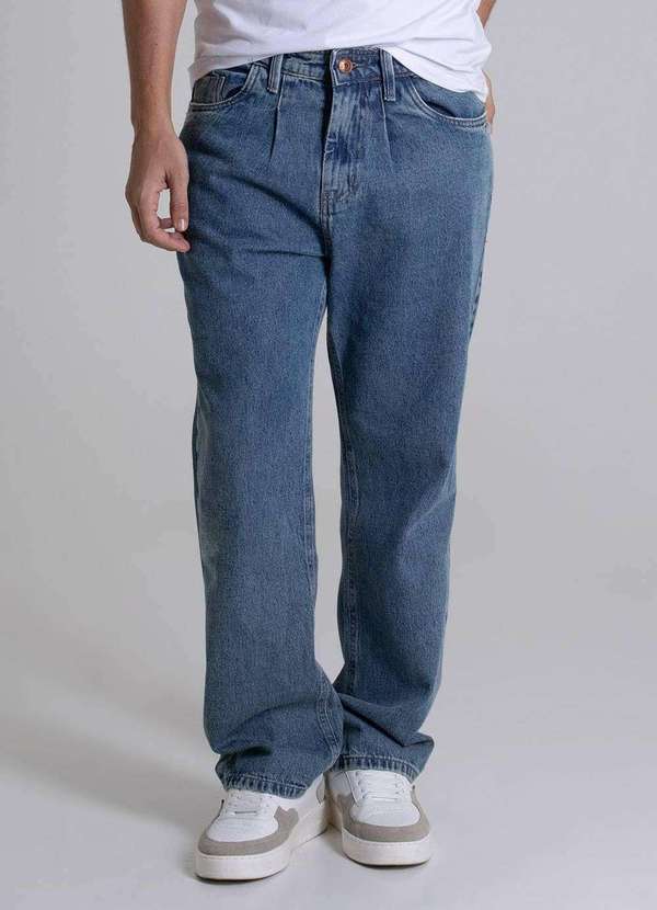 Sawary - Calça Jeans Sawary Baggy - 279769 Azul 5