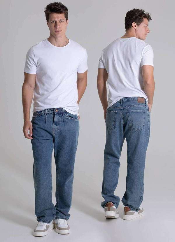 Sawary - Calça Jeans Sawary Baggy - 279769 Azul 6